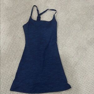 Outdoor Voices Stylish Navy Blue Athletic Dress